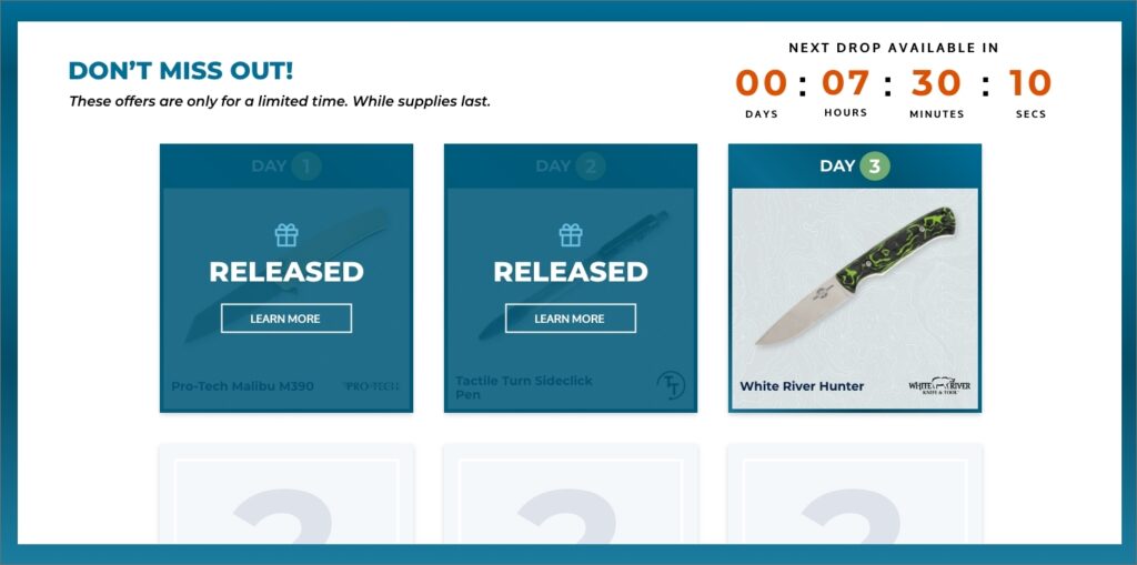 DLT 12 Days Timer Screenshot